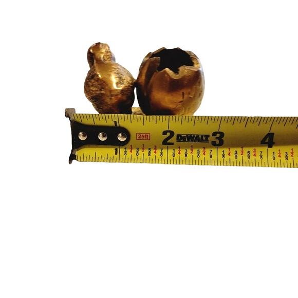 Brass Toothpick Holder Just Picked Out Embossed Stamp - Picture 6 of 7